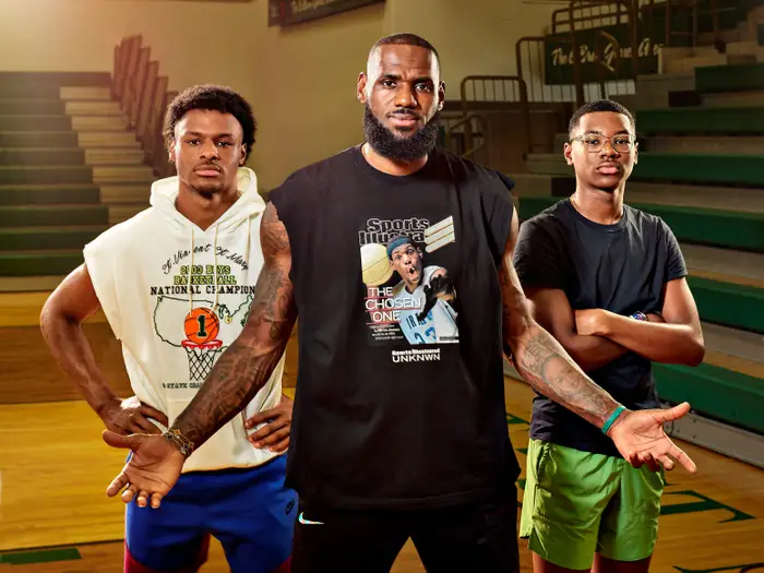 Bronny and Bryce James Get Matching Chains
