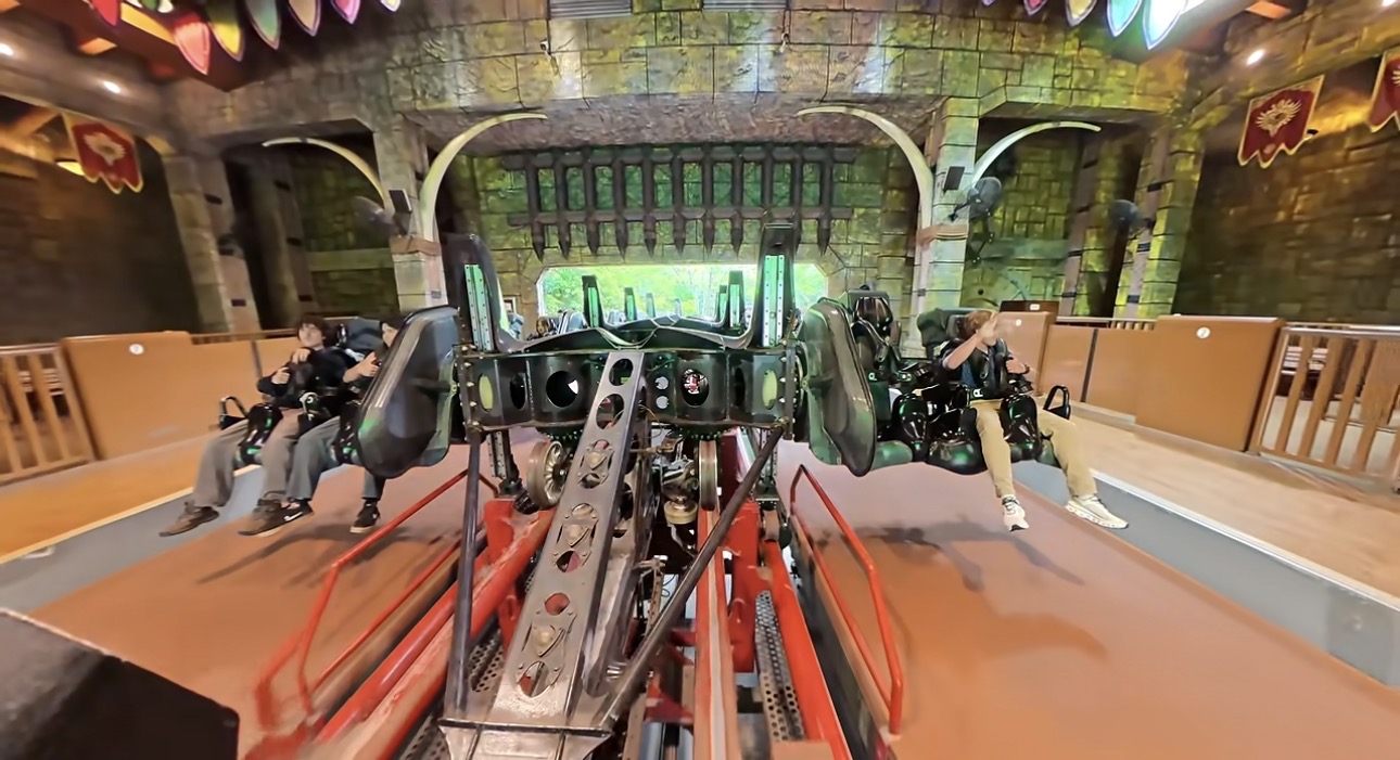Watch the Seats FLIP - World's Fastest 4D Coaster